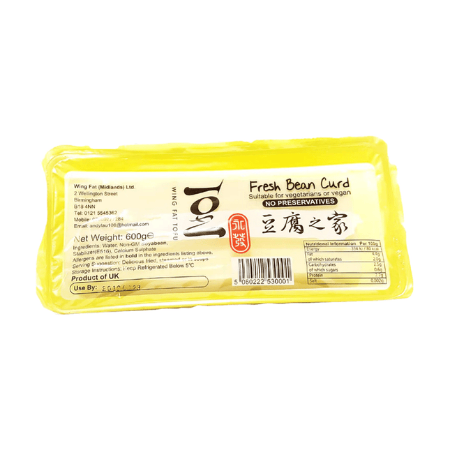 Wing Fat Fresh tofu 600gr (Unit)