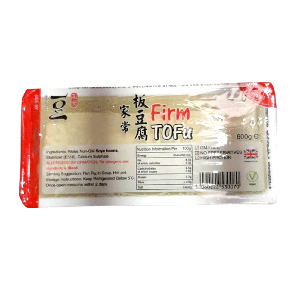 Wing Fat Firm Tofu 600g (Case 1)
