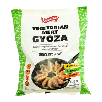 SHIRAKIKU Gluten Free Vegetarian & Soy Gyoza 600g - Longdan Official