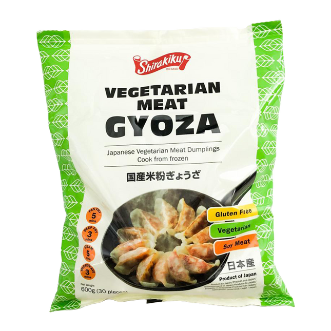 SHIRAKIKU Gluten Free Vegetarian & Soy Gyoza 600g - Longdan Official
