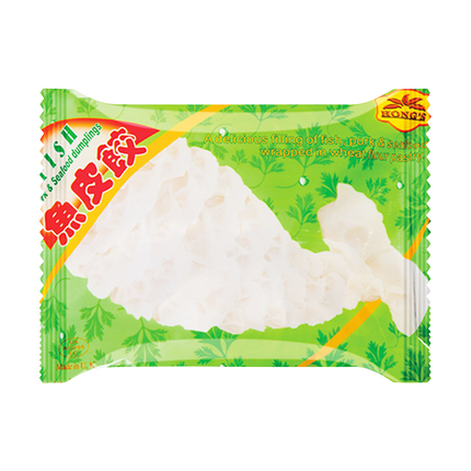 HONG'S Pork, Fish & Seafood Dumplings 410g (Frozen) - Longdan Official
