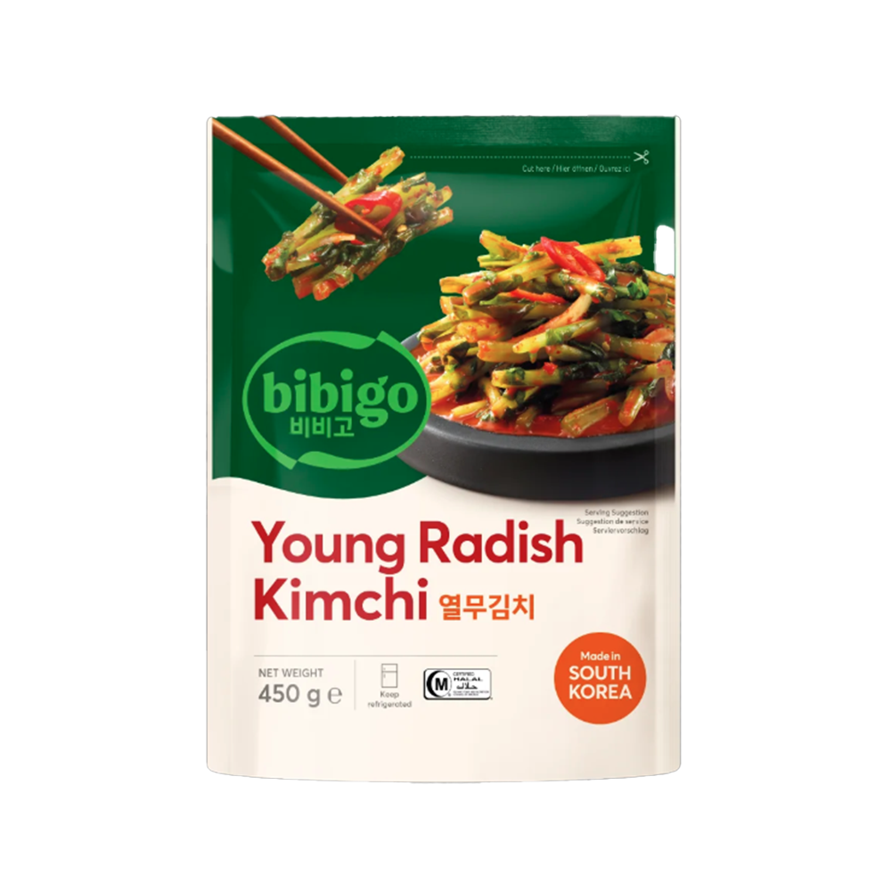 CJ BIBIGO Yeolmu Young Radish Kimchi 450g (Case 12)