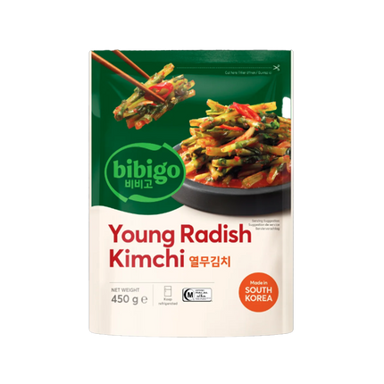 CJ BIBIGO Yeolmu Young Radish Kimchi 450g (Case 12)