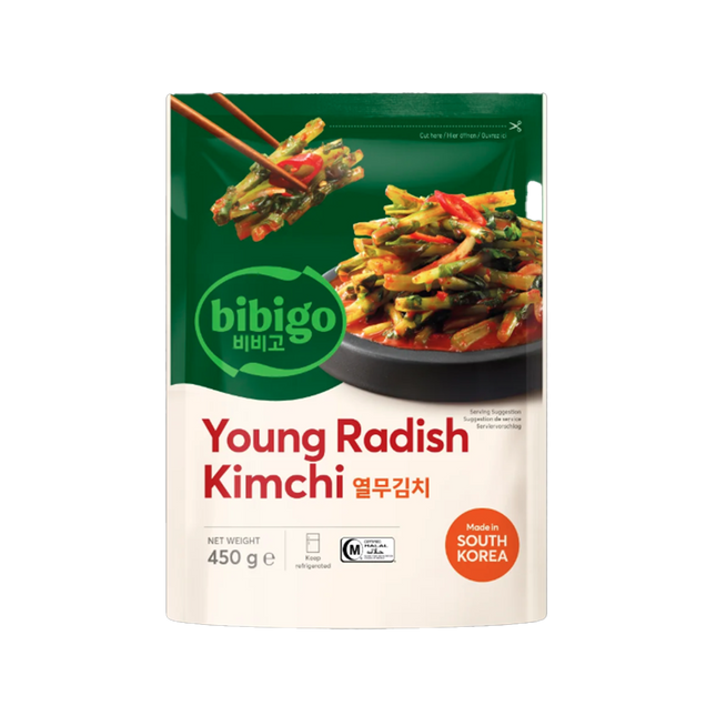 CJ BIBIGO Yeolmu Young Radish Kimchi 450g (Case 12)