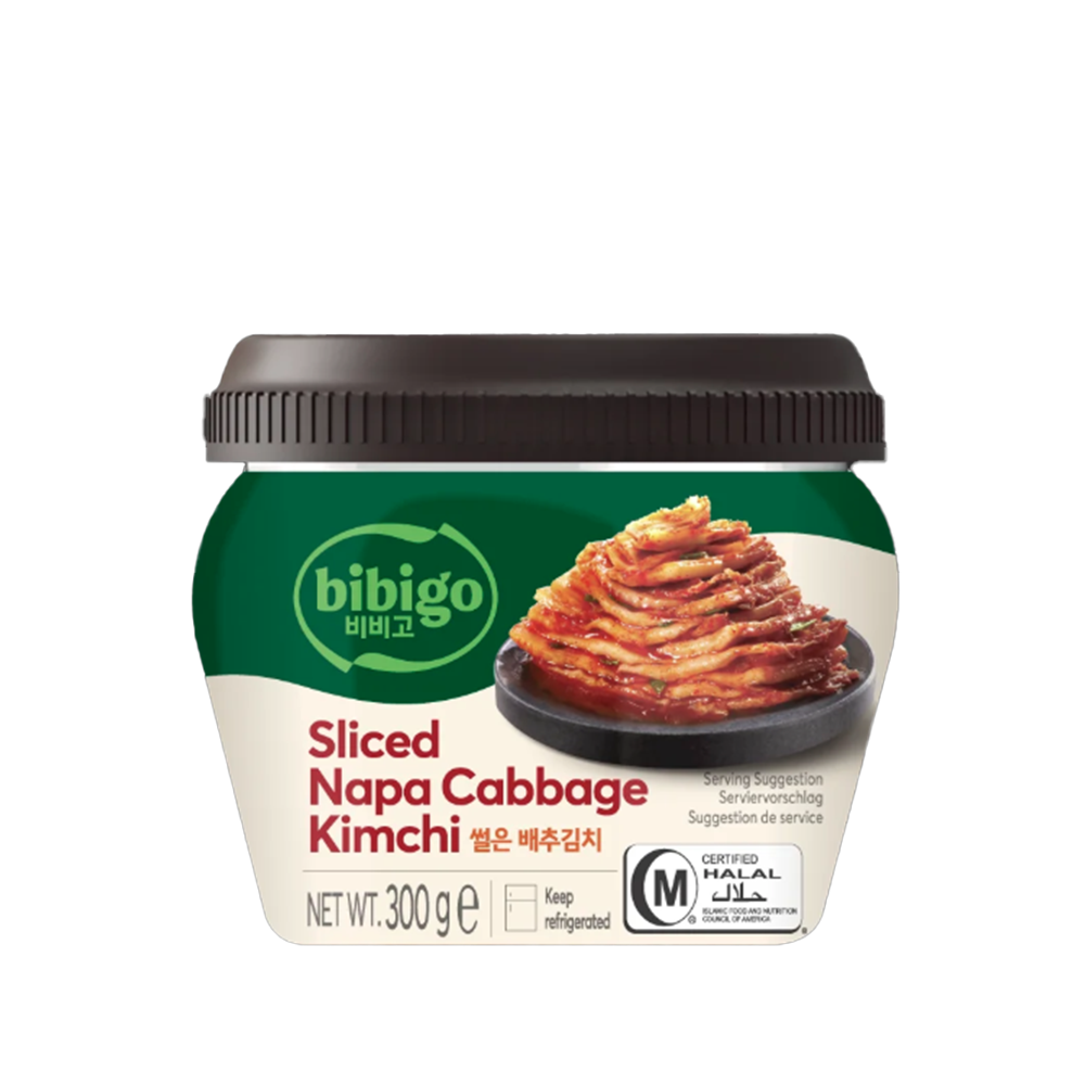 CJ BIBIGO Sliced Cabbage Kimchi (Jar) 300g (Case 12)