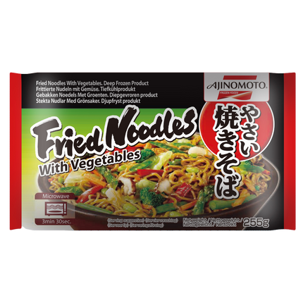 Ajinomoto Fried Noodles With Vegetables Microwavable 255g (Frozen) - Longdan Online Supermarket
