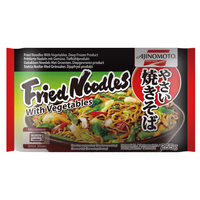 Ajinomoto Fried Noodles With Vegetables Microwavable 255g (Frozen) - Longdan Online Supermarket