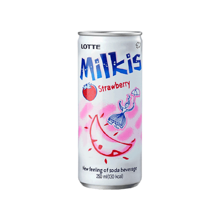 LOTTE Milkis Strawberry 250ml - Longdan Official