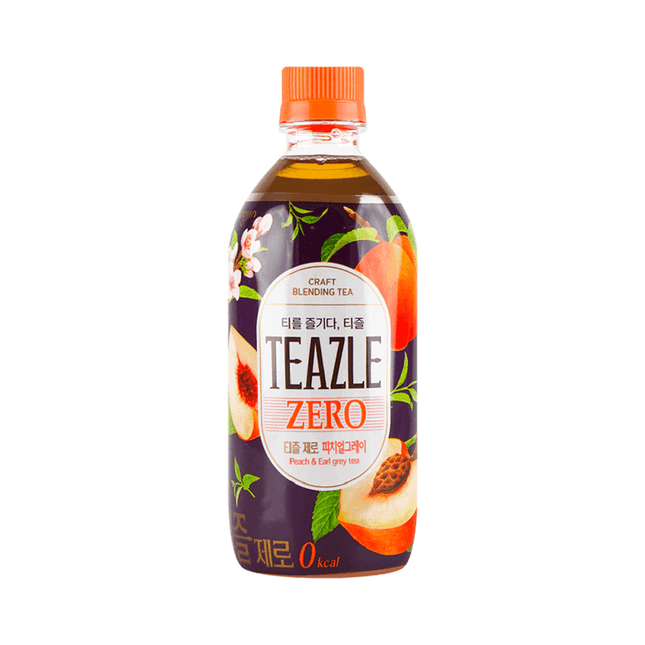 WOONG JIN Teazle Zero Peach&Earl Grey Tea 500ml - Longdan Official