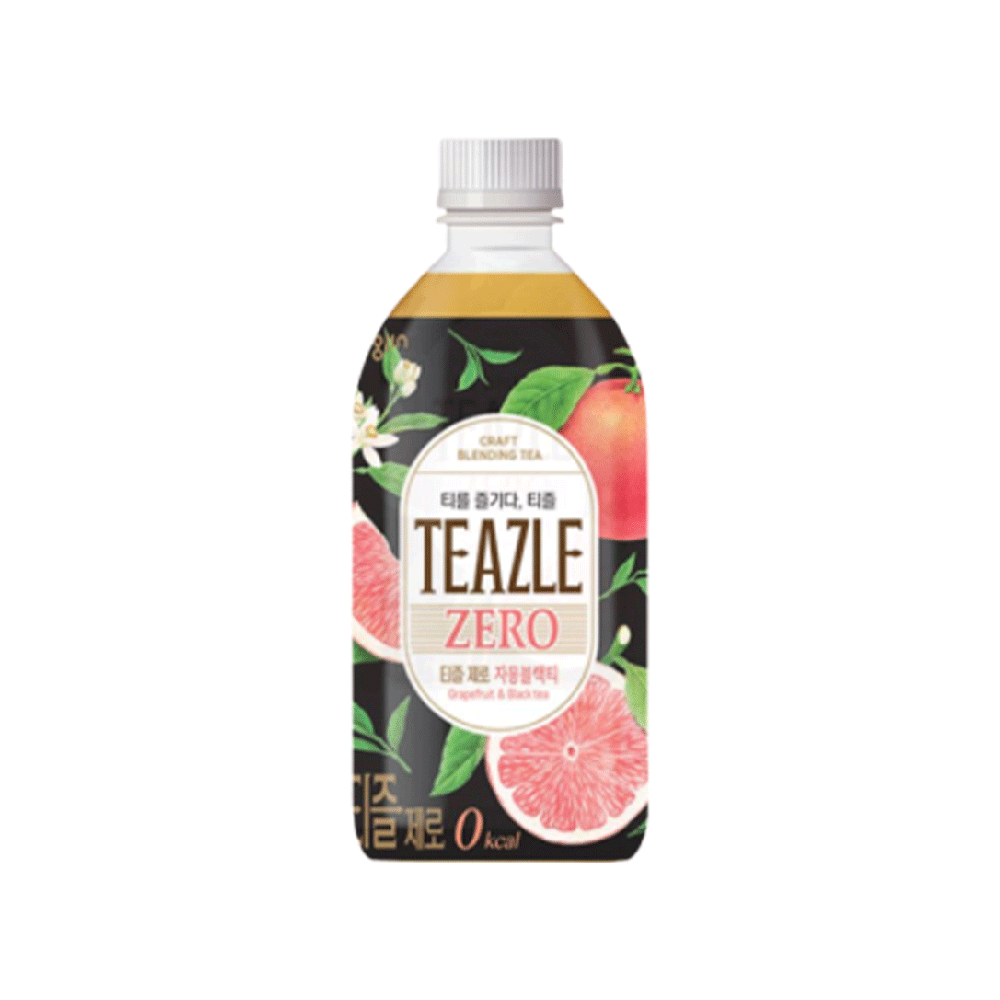 WOONG JIN Teazle Zero Grapefruit & Black Tea 500ml - Longdan Official