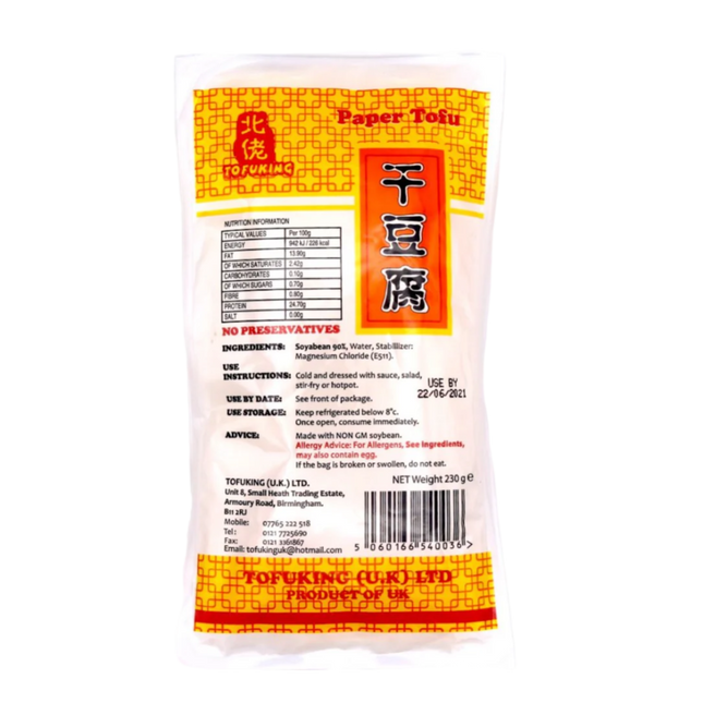 Tofuking Paper Tofu 230g (Unit)