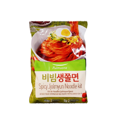 PULMUONE Jjolmyun Spicy Chewing Noodle Kit 460g (Chilled) (Case 15)