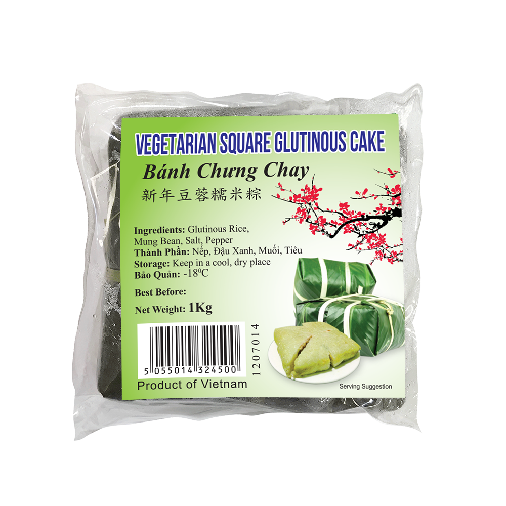Vegetarian Square Glutinous Cake 1kg (Case 10)
