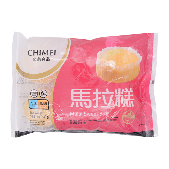 CHI MEI Malai Sweet Bun 480g (Frozen) - Longdan Online Supermarket