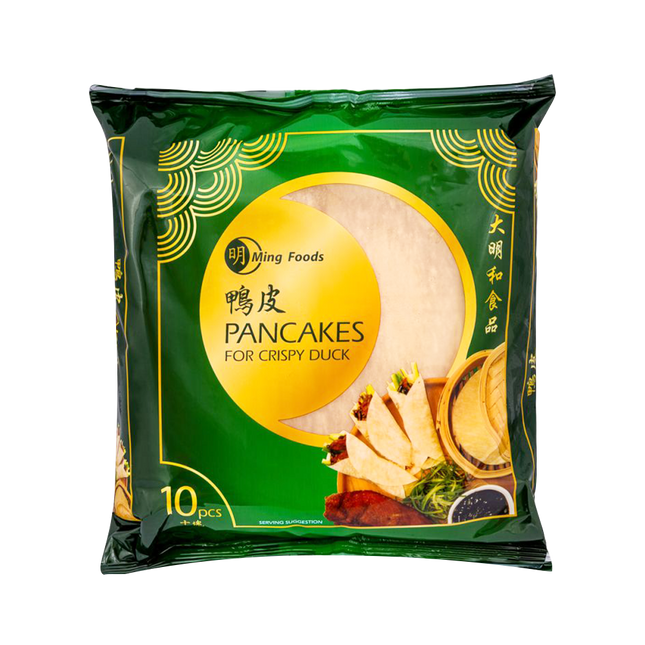 MING FOODS Pancakes For Crispy Duck 10 x 10 pcs 1kg (Frozen) - Longdan Official