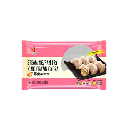 FRESHASIA Steaming/Pan Fry King Prawn Gyoza 230g - Longdan Official