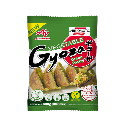 AJINOMOTO 5 Vegetable Gyoza With Spinach Pastry 600g (Case 10)