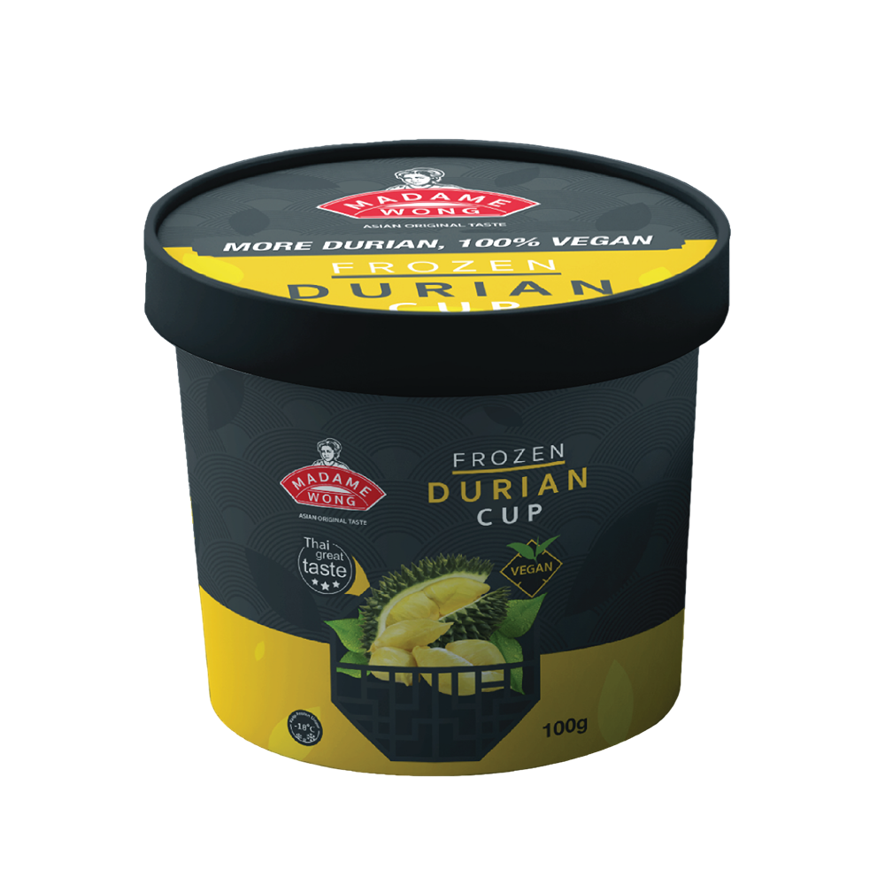 MADAME WONG Durian Ice Cream (Non-Dairy) 100g (Case 36)