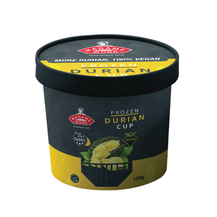 MADAME WONG Durian Ice Cream (Non-Dairy) 100g (Case 36)