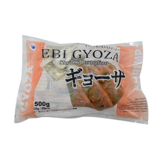 Tsukiji Shrimp & Leek Gyoza (Ebi Gyoza) 500G (Frozen) - Longdan Online Supermarket