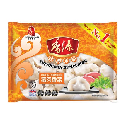 FRESHASIA Pork & Coriander Dumplings 400g (Frozen) - Longdan Official Online Store