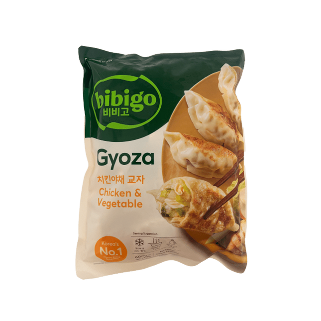 CJ BIBIGO Gyoza Dumplings Chicken and Vegetable 600g (Case 12)