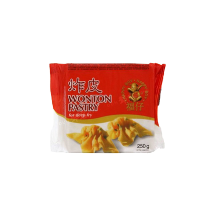 Happy Boy Wonton Pastry (Deepfry) 250g (Frozen) - Longdan Official Online Store