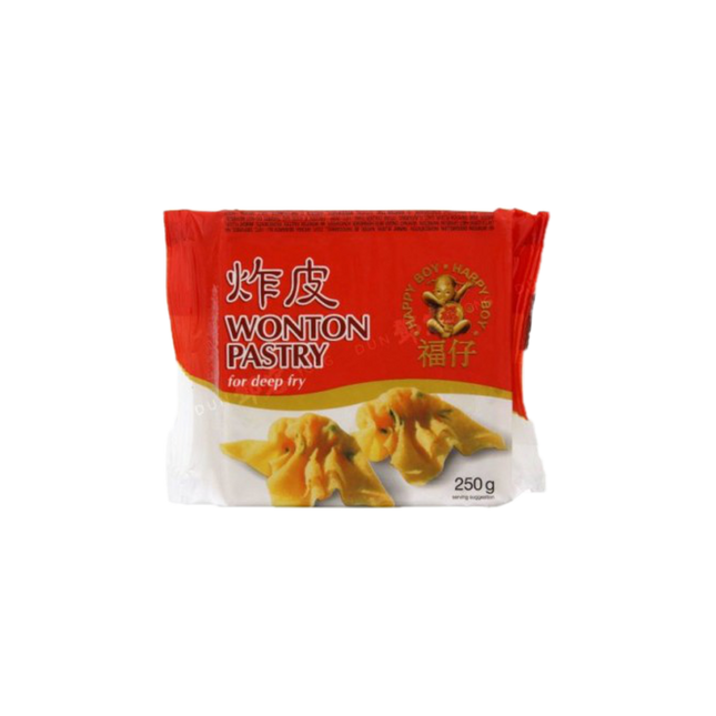 Happy Boy Wonton Pastry (Deepfry) 250g (Frozen) - Longdan Official Online Store