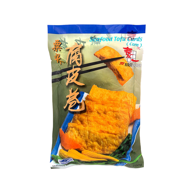 FIRST CHOICE Seafood Tofu Curd (Corn) 200g (Frozen) - Longdan Official Online Store