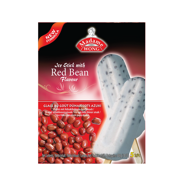 MADAME WONG Red Bean Ice Cream (5pcs) 400g (Case 6)