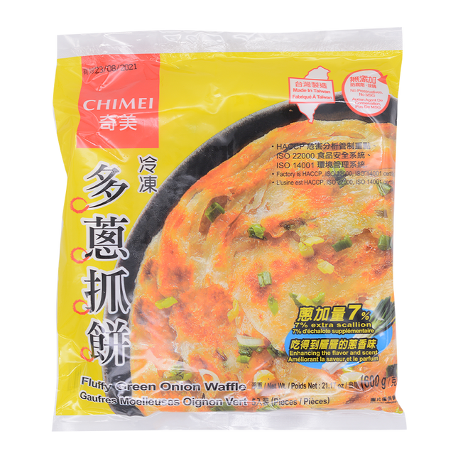 CHIMEI Fluffy Green Onion Waffle 600g (Frozen) - Longdan Online Supermarket