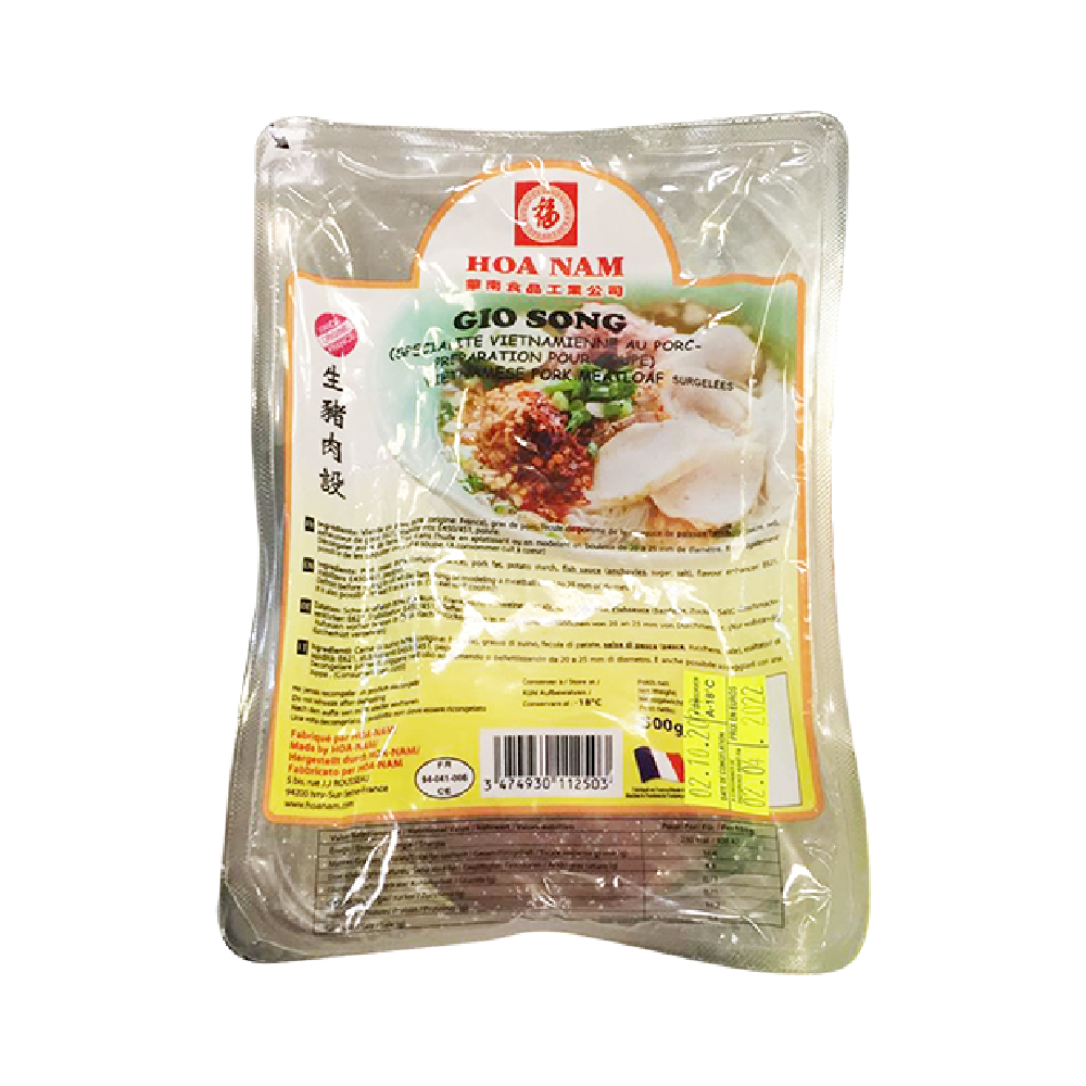 Hoa Nam Raw Pork Pate /Gio Song 500G (Case 16)