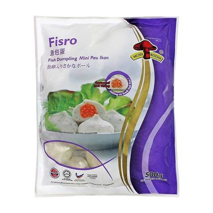 Fisro Mushroom & Fish Dumpling 500g (Frozen) - Longdan Online Supermarket