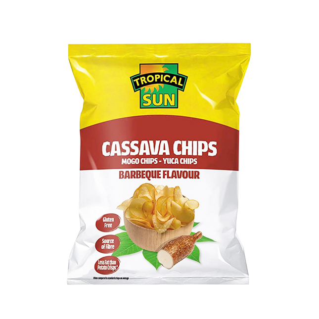 TROPICAL SUN Cassava Chips BBQ Flavour 80g - Longdan Official