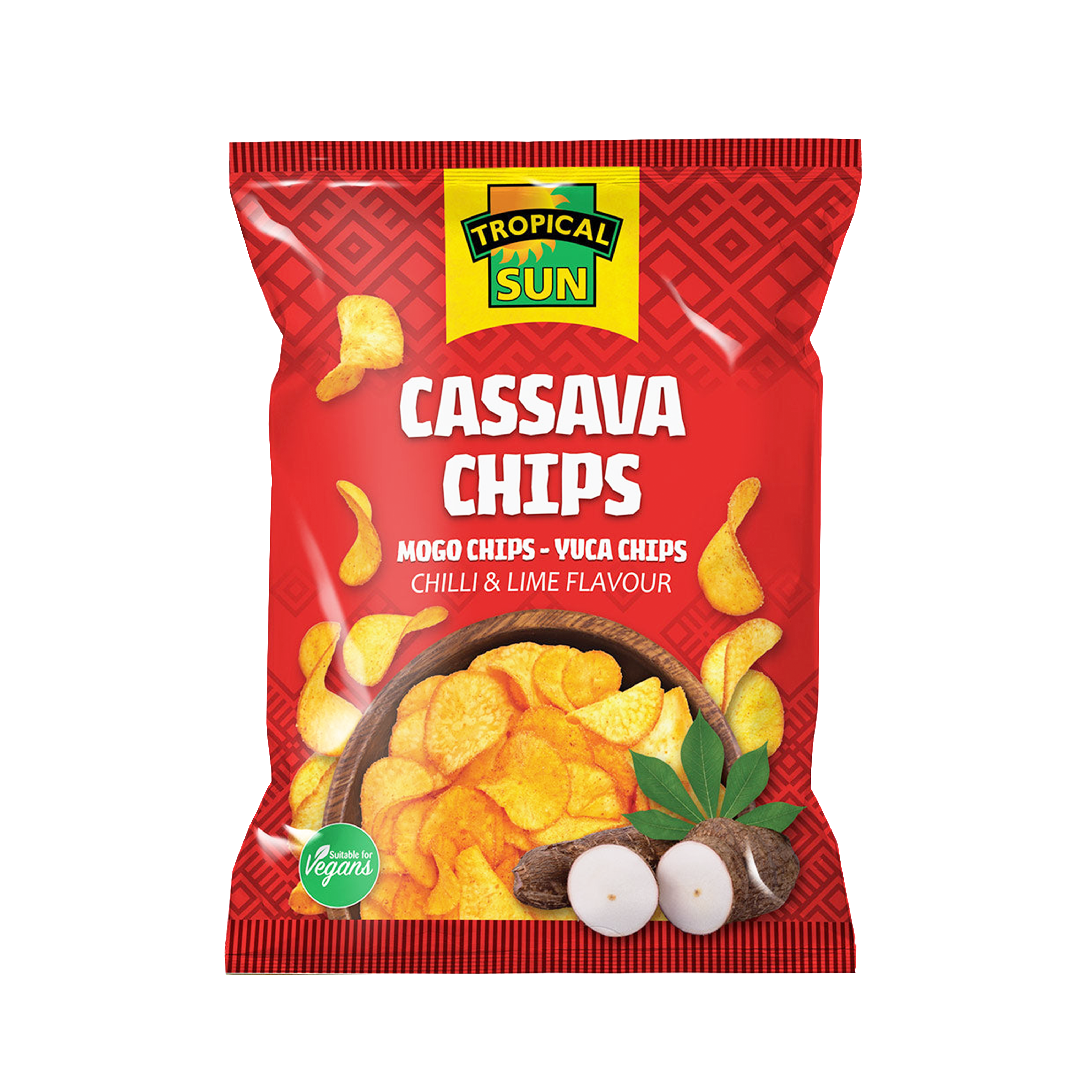 TROPICAL SUN Cassava Chips Chilli and Lime Flavour 80g - Longdan Official