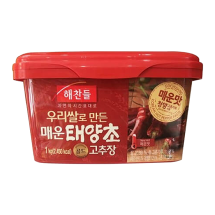 CHEIL JEDANG  Red Peppe Paste (Spicy) 1kg (Case 12)