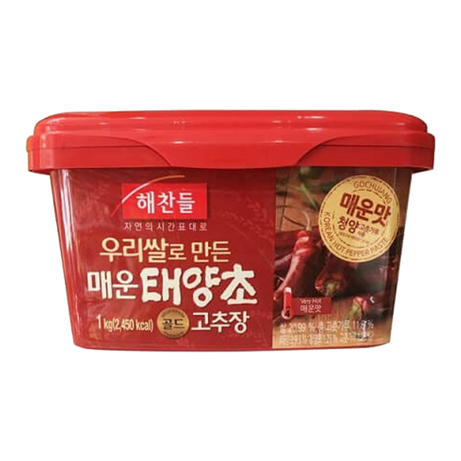CHEIL JEDANG  Red Peppe Paste (Spicy) 1kg (Case 12)