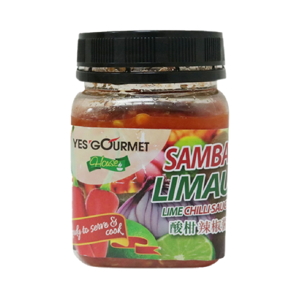 YES GOURMET SAMBAL LIMAU 180g (Case 12)