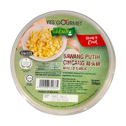 YES GOURMET MINCED GARLIC 250g (Case 12)