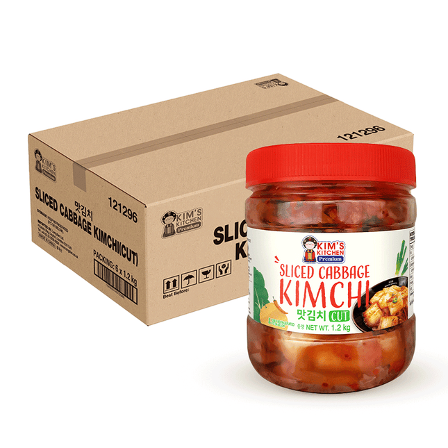 KIM'S KITCHEN PREMIUM Sliced Cabbage Kimchi 1.2kg (Case 6)