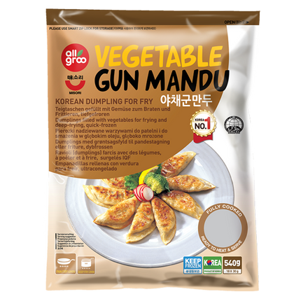 Allgroo Vegetable Gun Mandu (Fried Dumpling) 540g - Longdan Online Supermarket