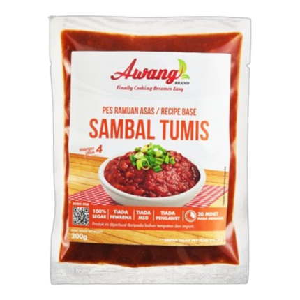 AWANG BRAND STIR FRY SAMBAL BASE PASTE 200g (Case 24)