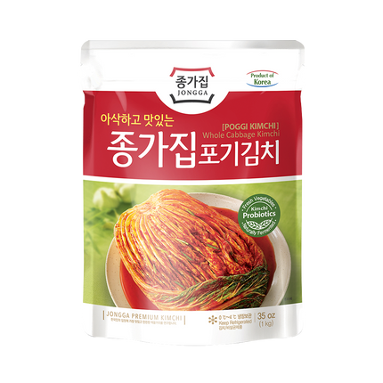 DS JONGGA Poggi Whole Cabbage Kimchi 1KG (Case 5)
