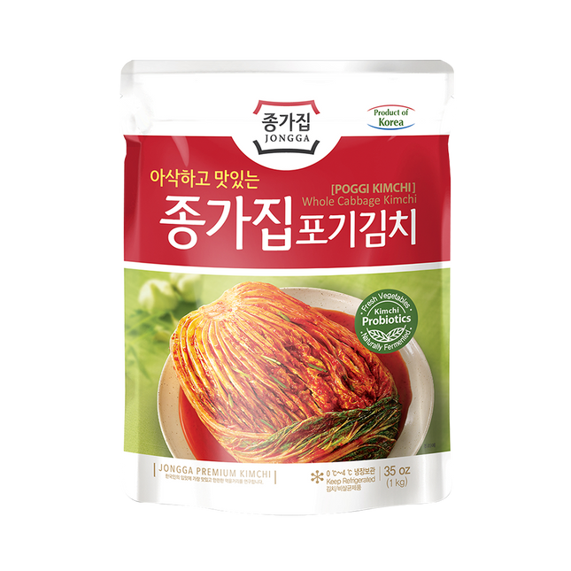 DS JONGGA Poggi Whole Cabbage Kimchi 1KG (Case 5)