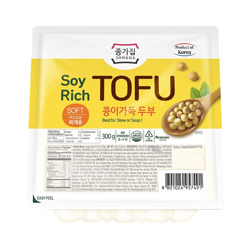 DS JONGGA Tofu For Soup 300g (Case 12)