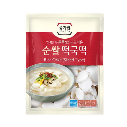 DS JONGGA Sliced Rice Cake 1KG (Case 5)