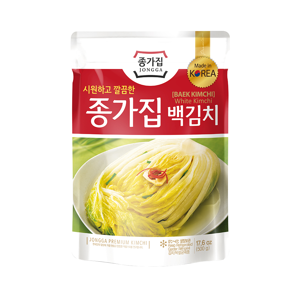 DS JONGGA Baeck White Kimchi (Pouch) 500g (Case 10)