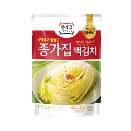 DS JONGGA Baeck White Kimchi (Pouch) 500g (Case 10)