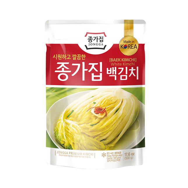 DS JONGGA Baeck White Kimchi (Pouch) 500g (Case 10)