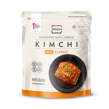 DS JONGGA Napa Cabbage Kimchi Mild Classic 80g (Case 32)